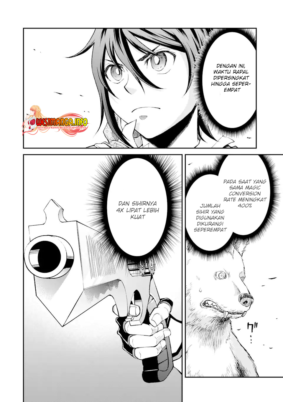Saisoku Musou No B-kyuu Mahou Tsukai: Ippatsu Utareru Mae Ni Senpatsu Uchikaesu! chapter 23